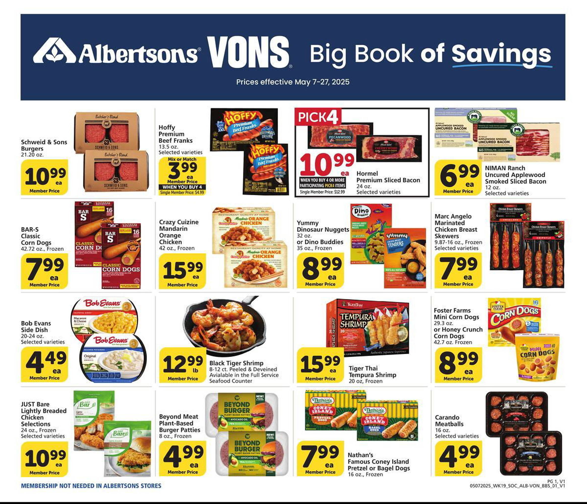 Albertsons Weekly Ad Page 1