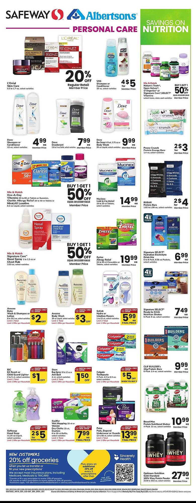 Safeway Weekly Ad Page 1