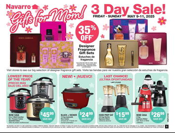 Navarro Discount Pharmacy Weekly Ad week 19 Page 1