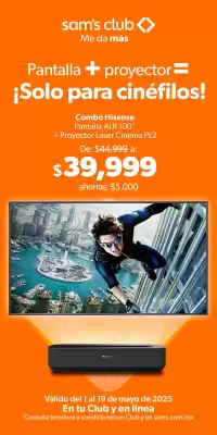 Catálogo Sam's Club (válido hasta 19-05)