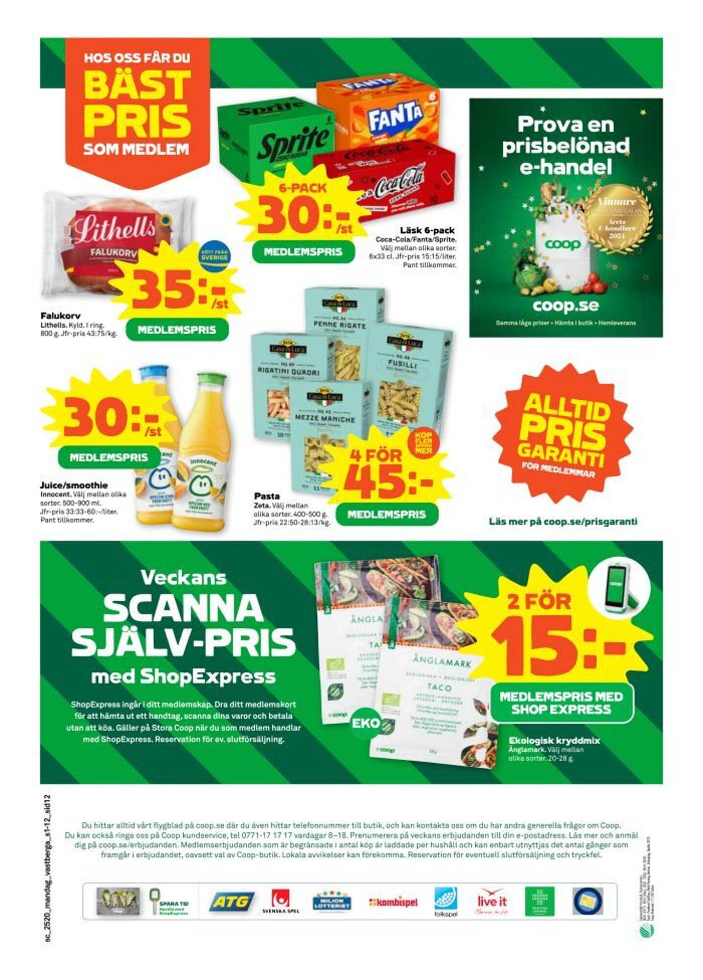 Stora Coop reklamblad vecka 20 Sida 12