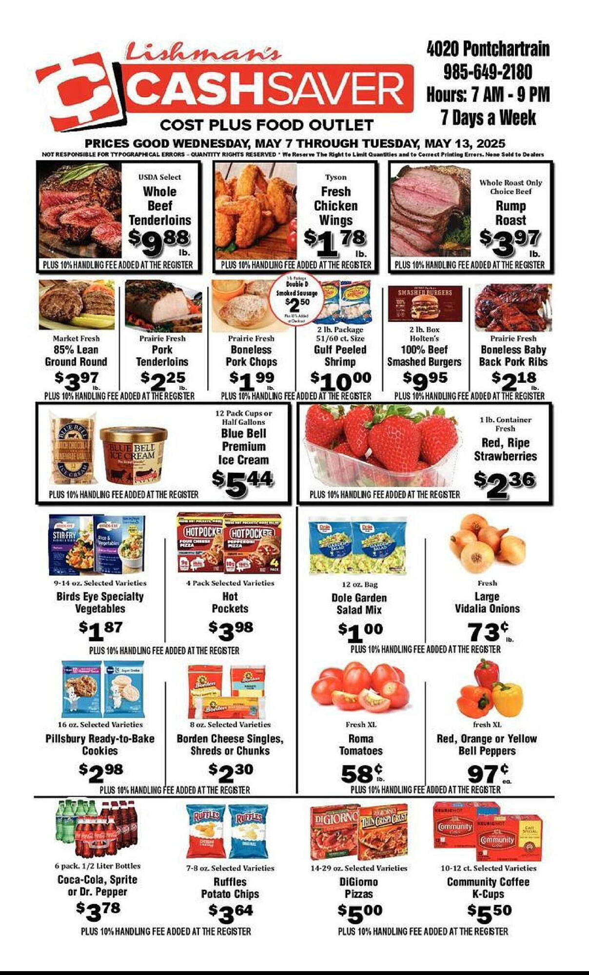 Cash Saver Slidell Weekly Ad week 19 Page 1