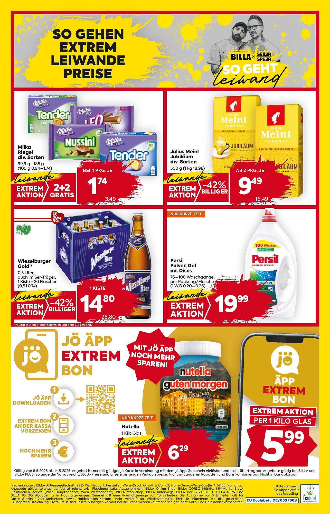 Billa Flugblatt woche 19 Seite 20