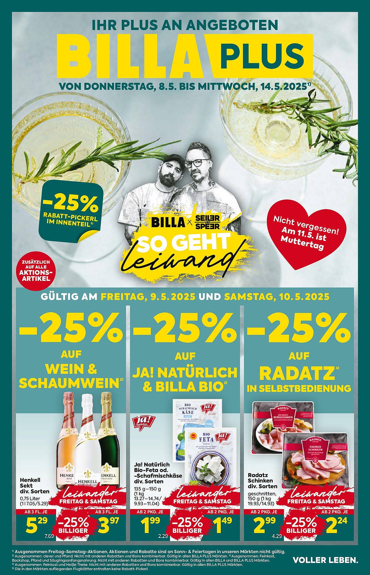 Billa Flugblatt woche 19 Seite 1