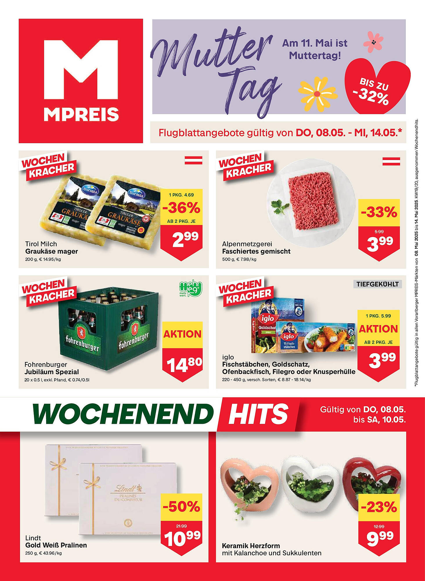 MPreis Flugblatt woche 19 Seite 1
