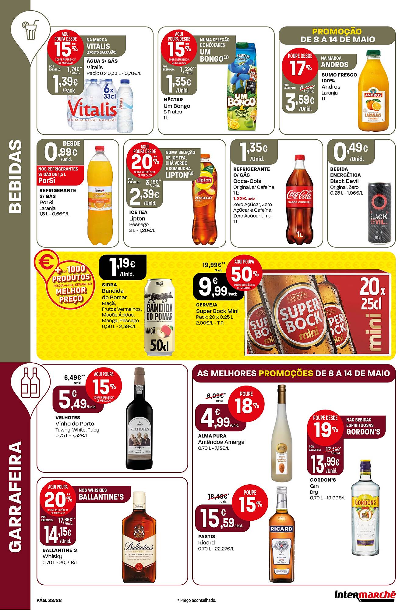 Folheto Intermarché semana 19 Página 22