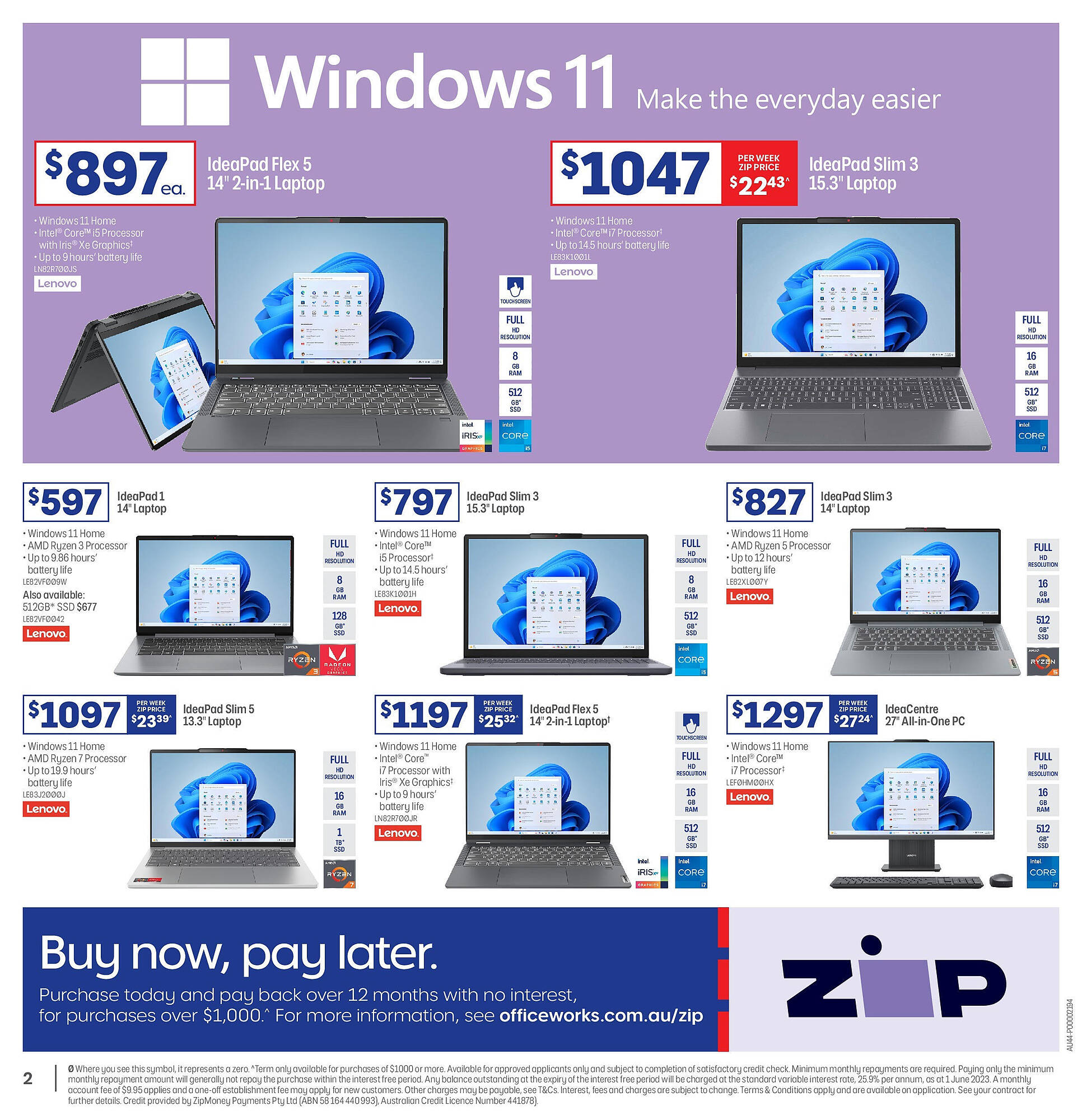 Officeworks catalogue Page 2