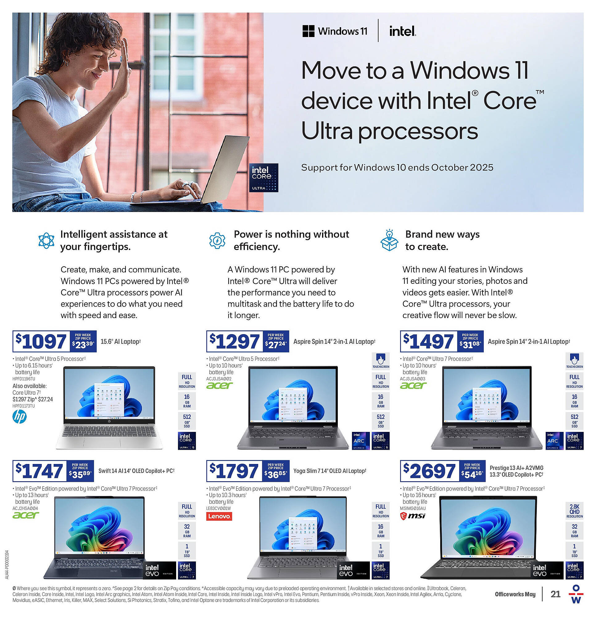 Officeworks catalogue Page 21