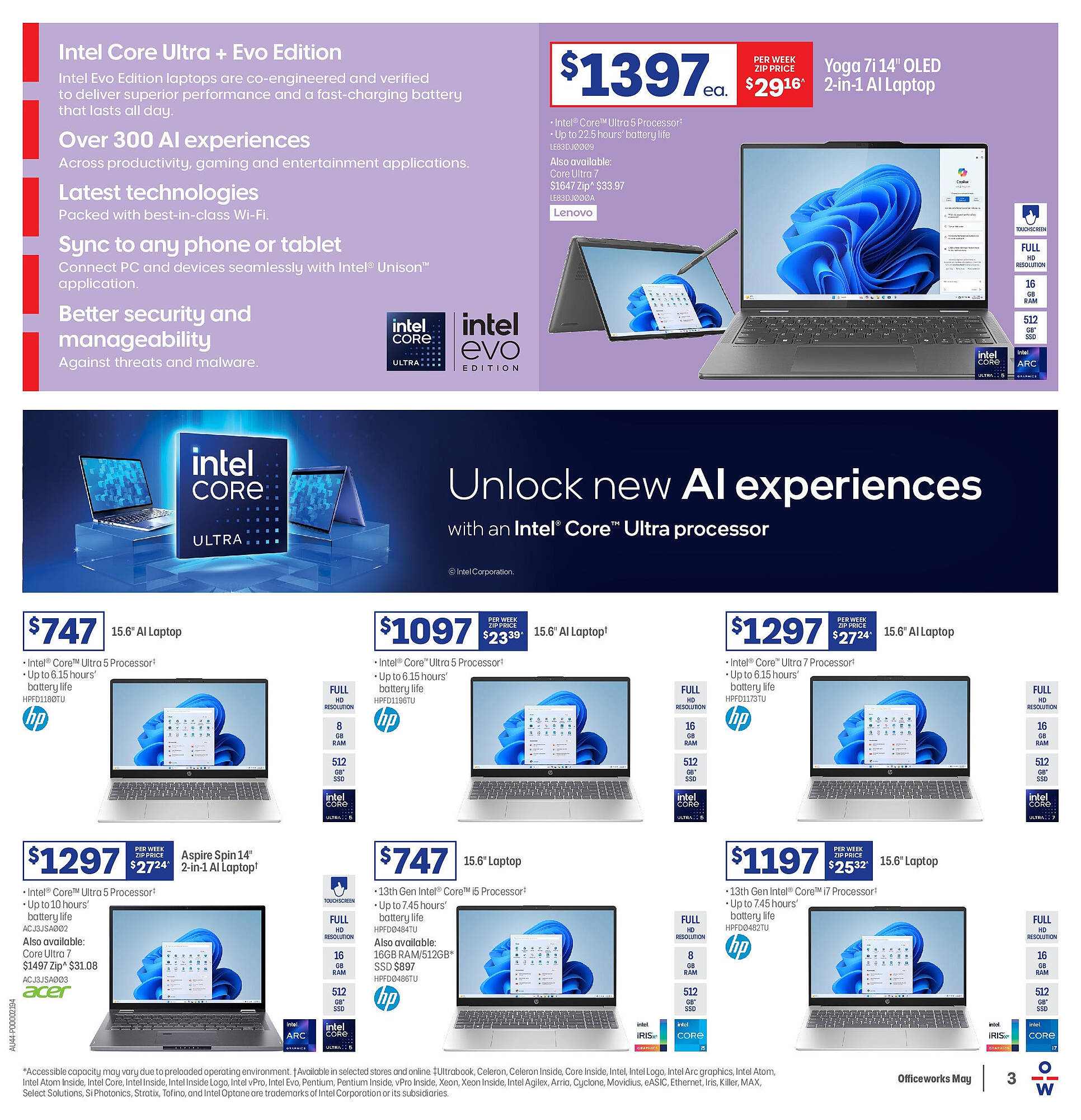 Officeworks catalogue Page 3