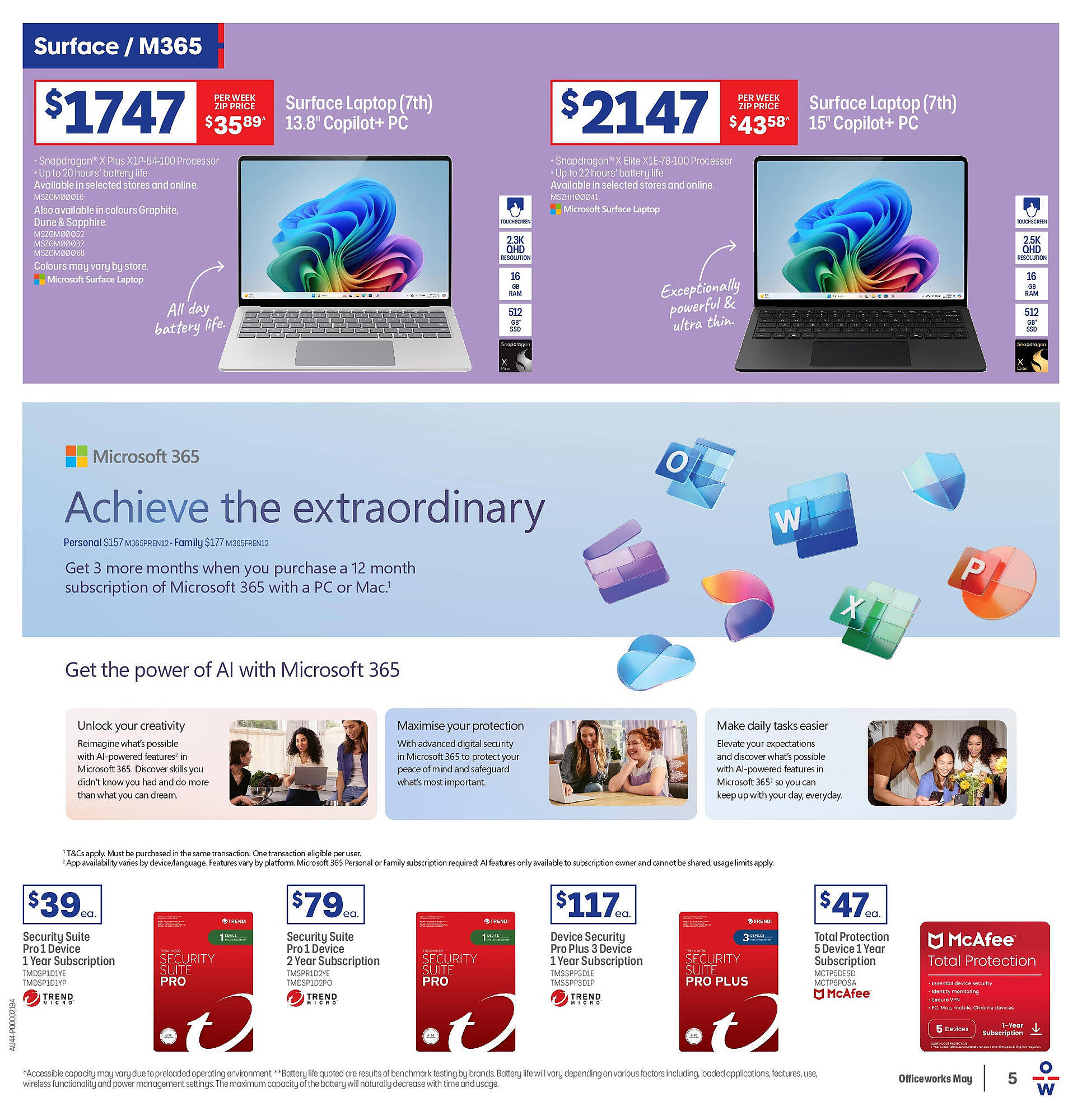 Officeworks catalogue Page 5
