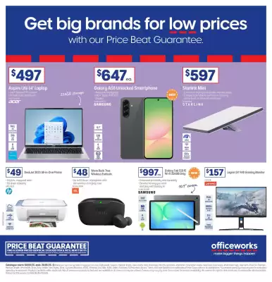 Officeworks catalogue (valid until 26-05)