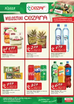 Cezar Delikatesy gazetka (ważność do 21-05)