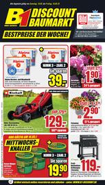 B1 Discount Baumarkt Prospekt woche 18 Seite 1