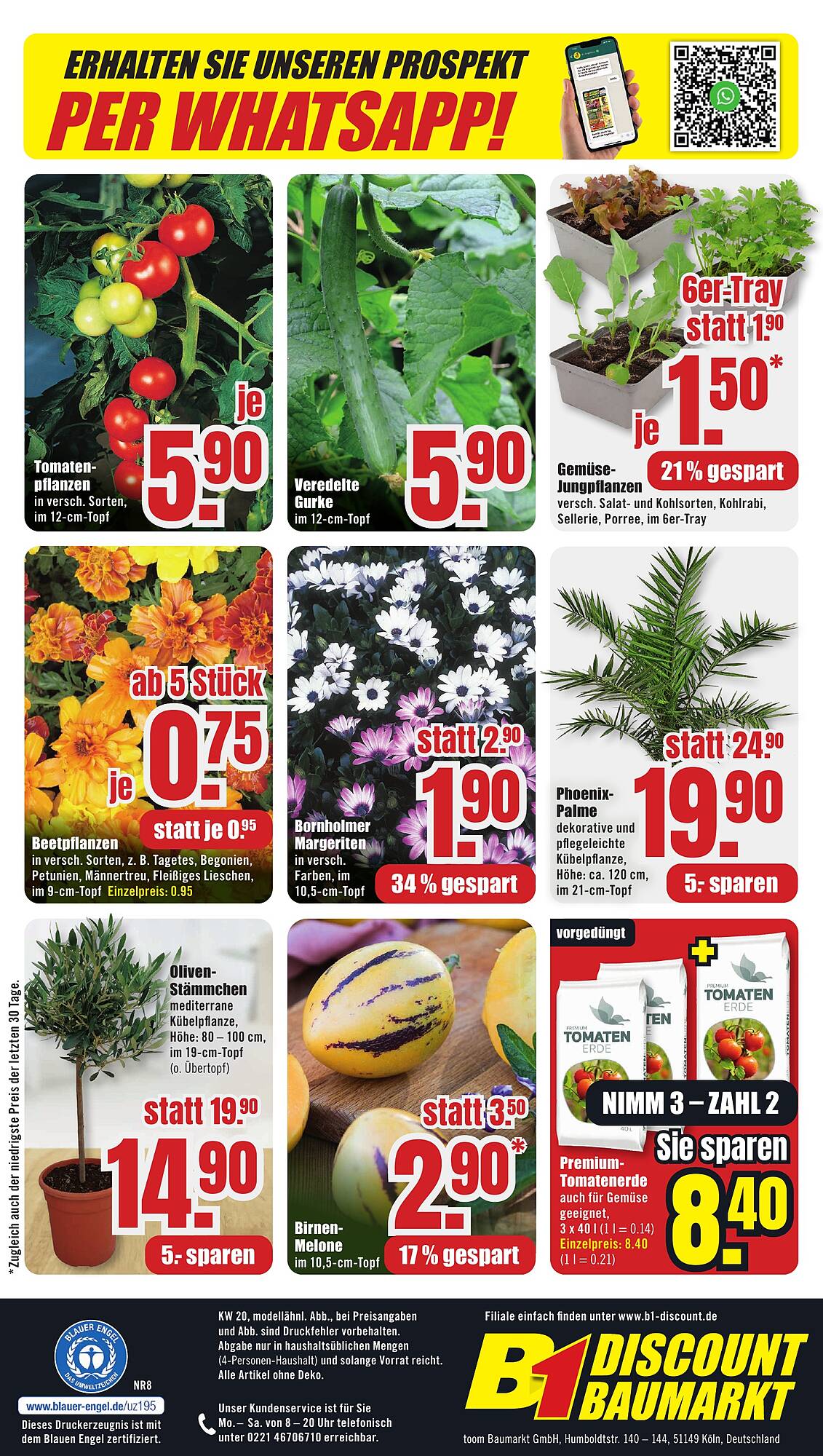 B1 Discount Baumarkt Prospekt woche 18 Seite 8