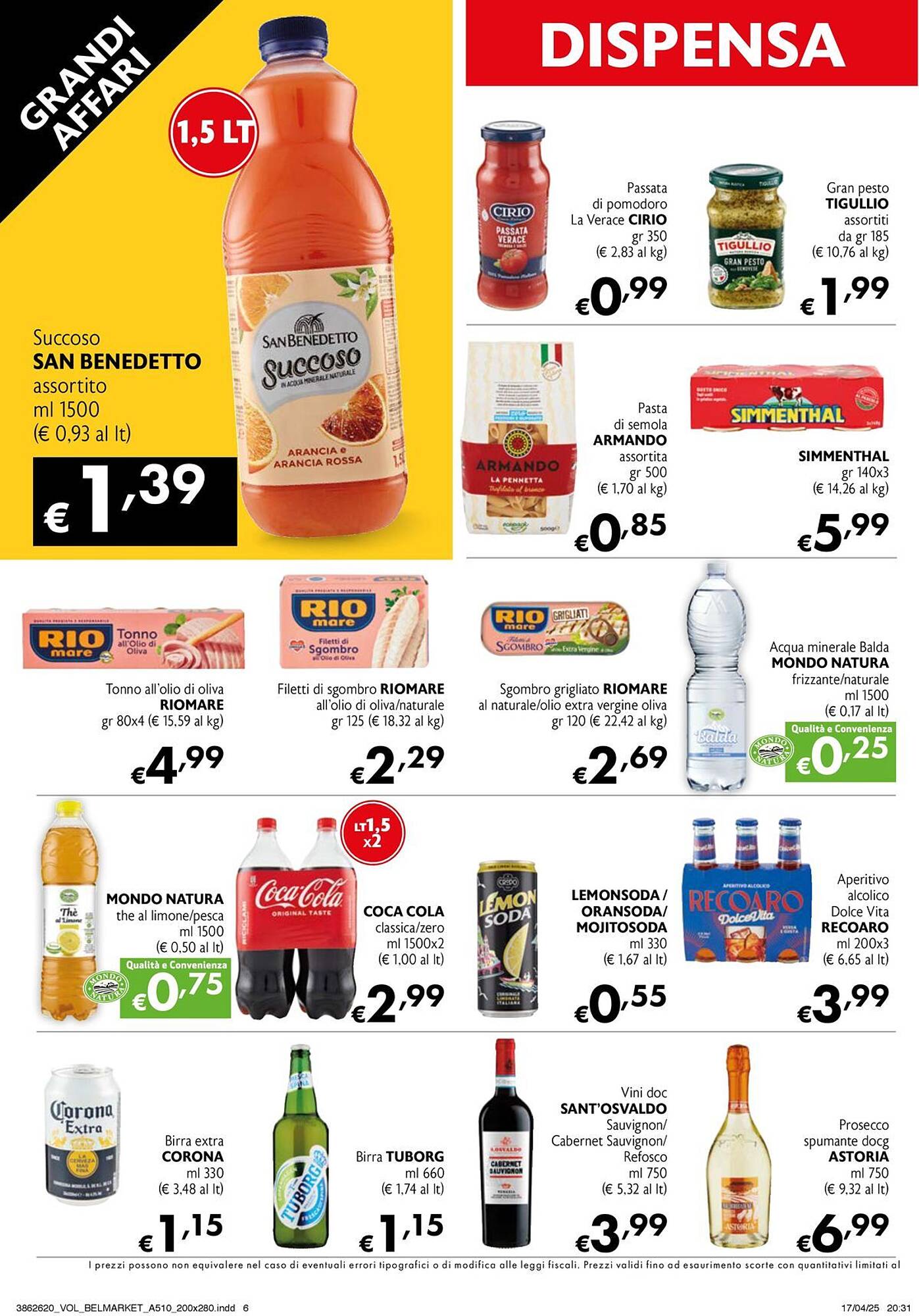Volantino Belmarket Pagina 6
