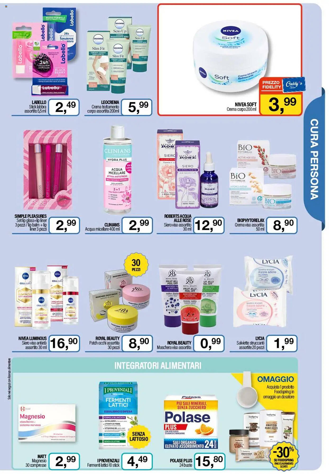 Volantino Caddy's Pagina 9