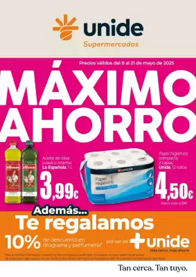 Folleto Unide Supermercados (válido hasta el 21-05)