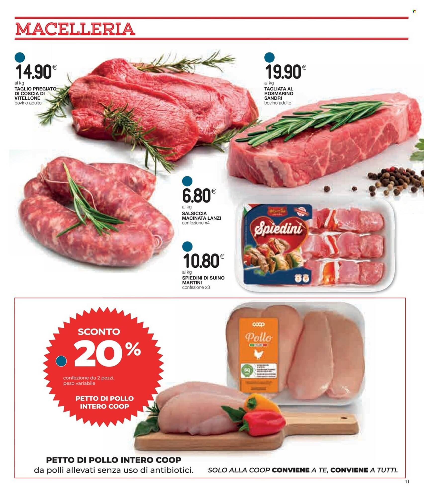 Volantino Coop Centro Italia Pagina 11