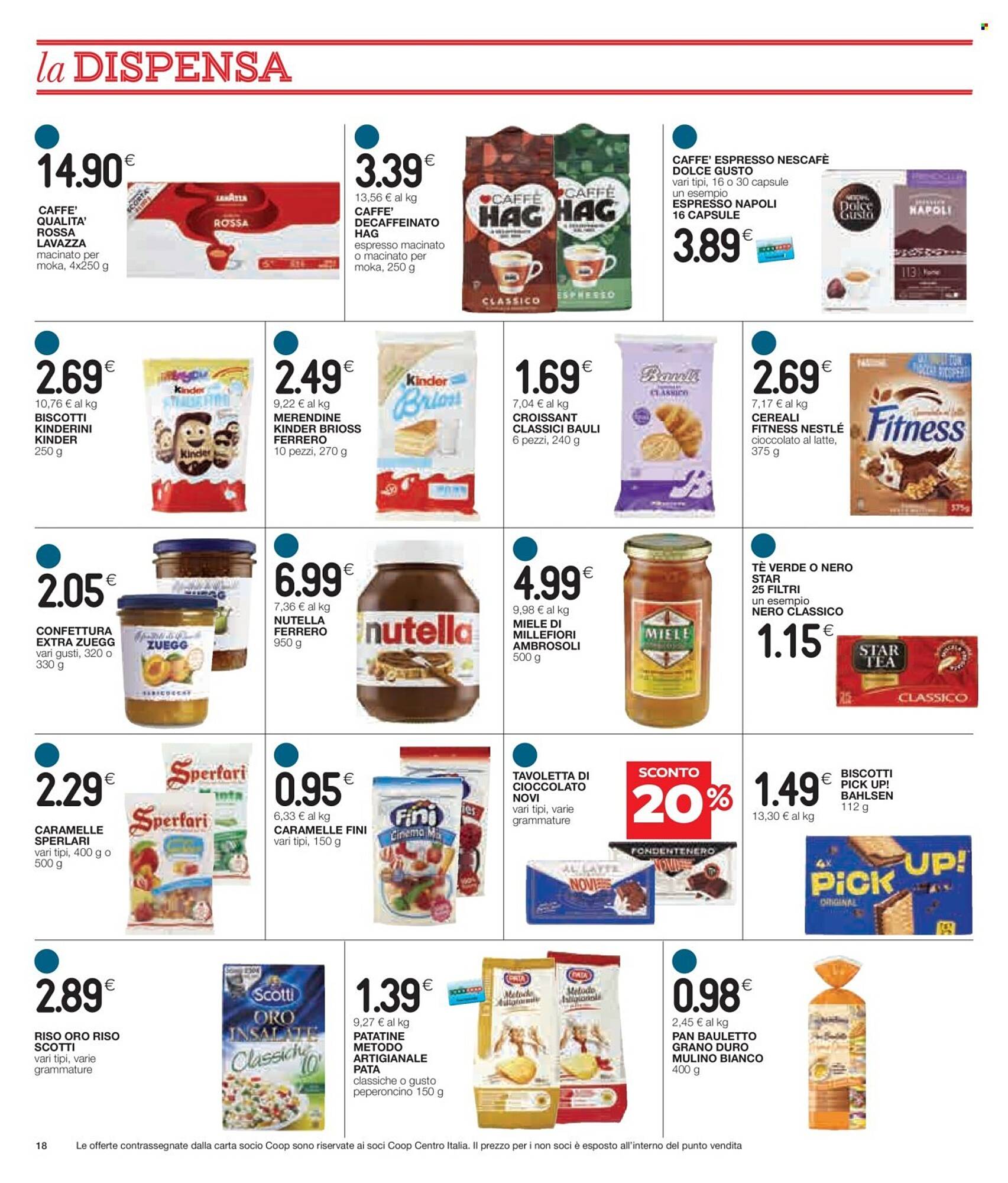 Volantino Coop Centro Italia Pagina 18