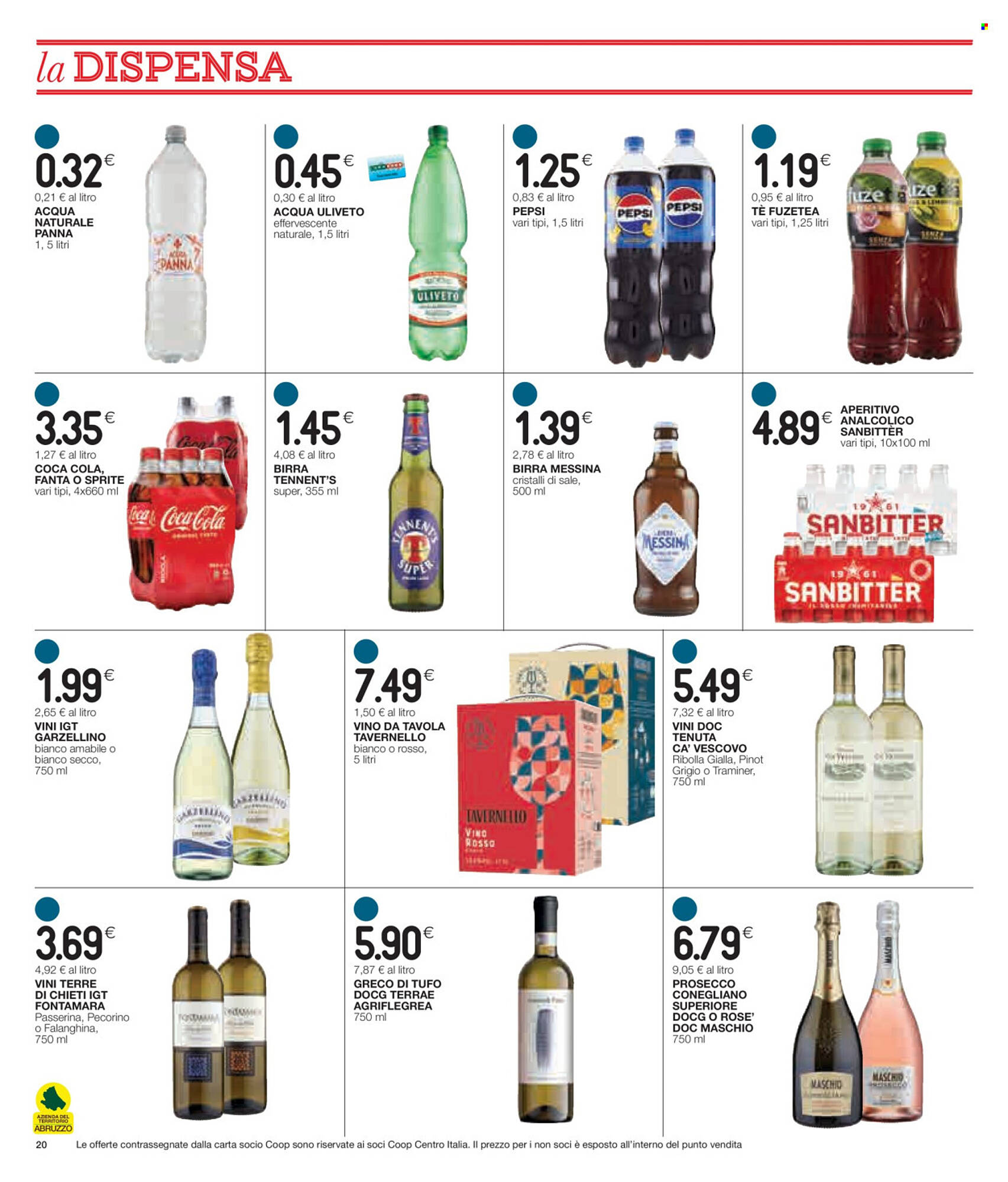 Volantino Coop Centro Italia Pagina 20