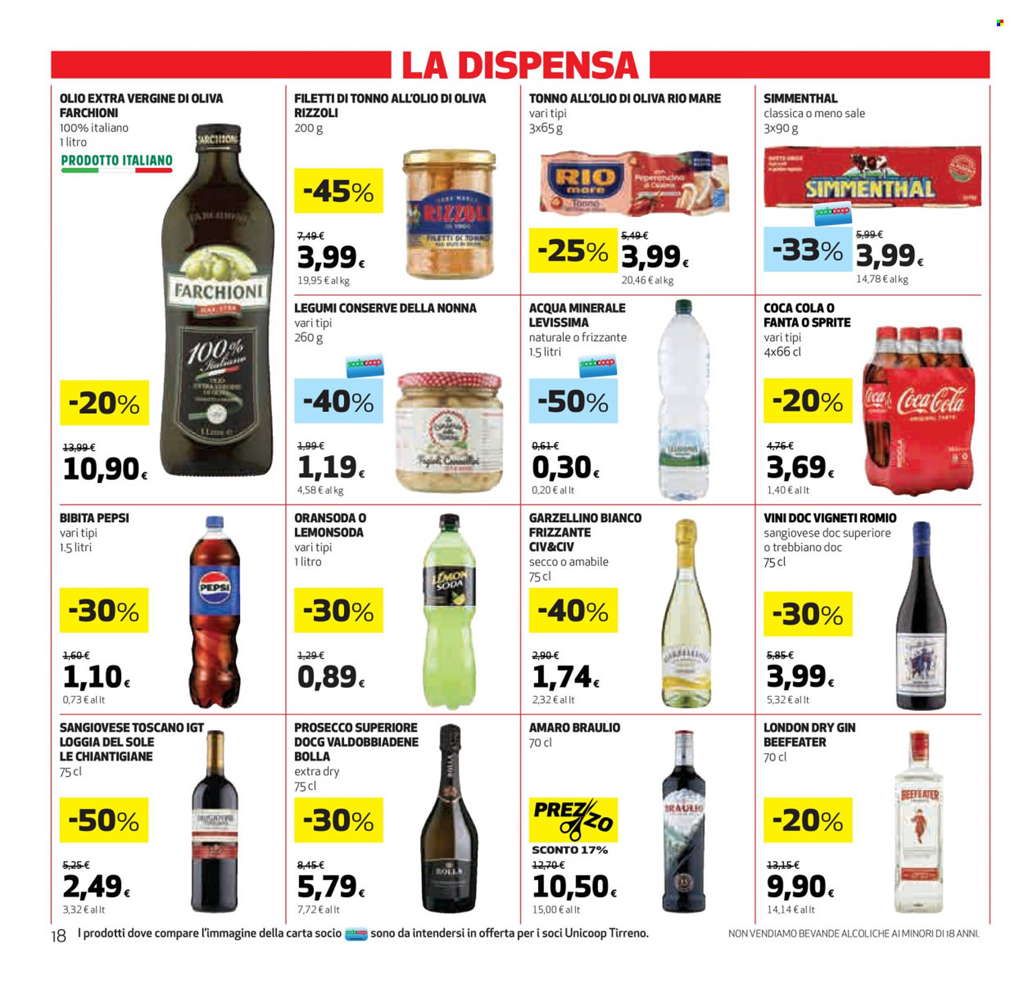 Volantino Coop Unicoop Tirreno Pagina 18
