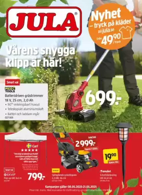 Jula reklamblad (giltig till och med 21-05)