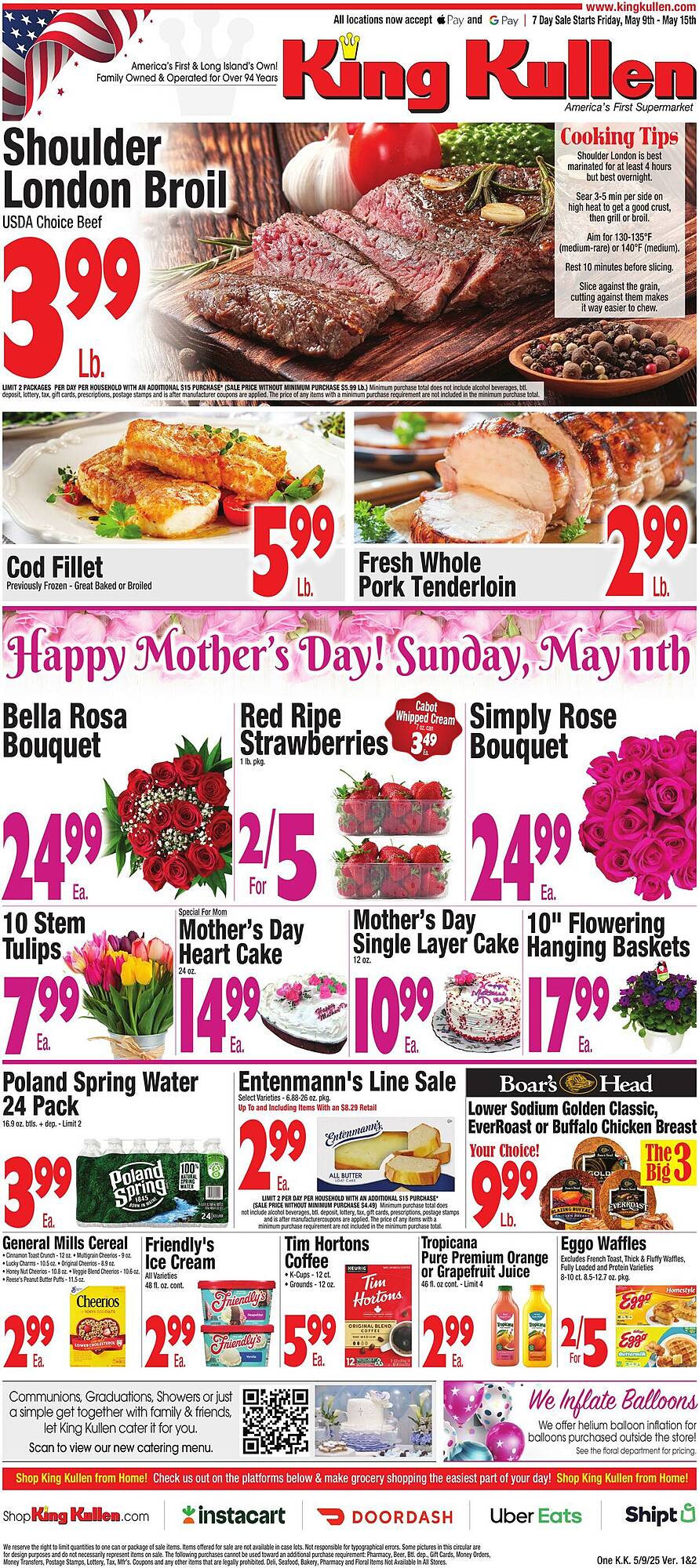 King Kullen Weekly Ad week 19 Page 1