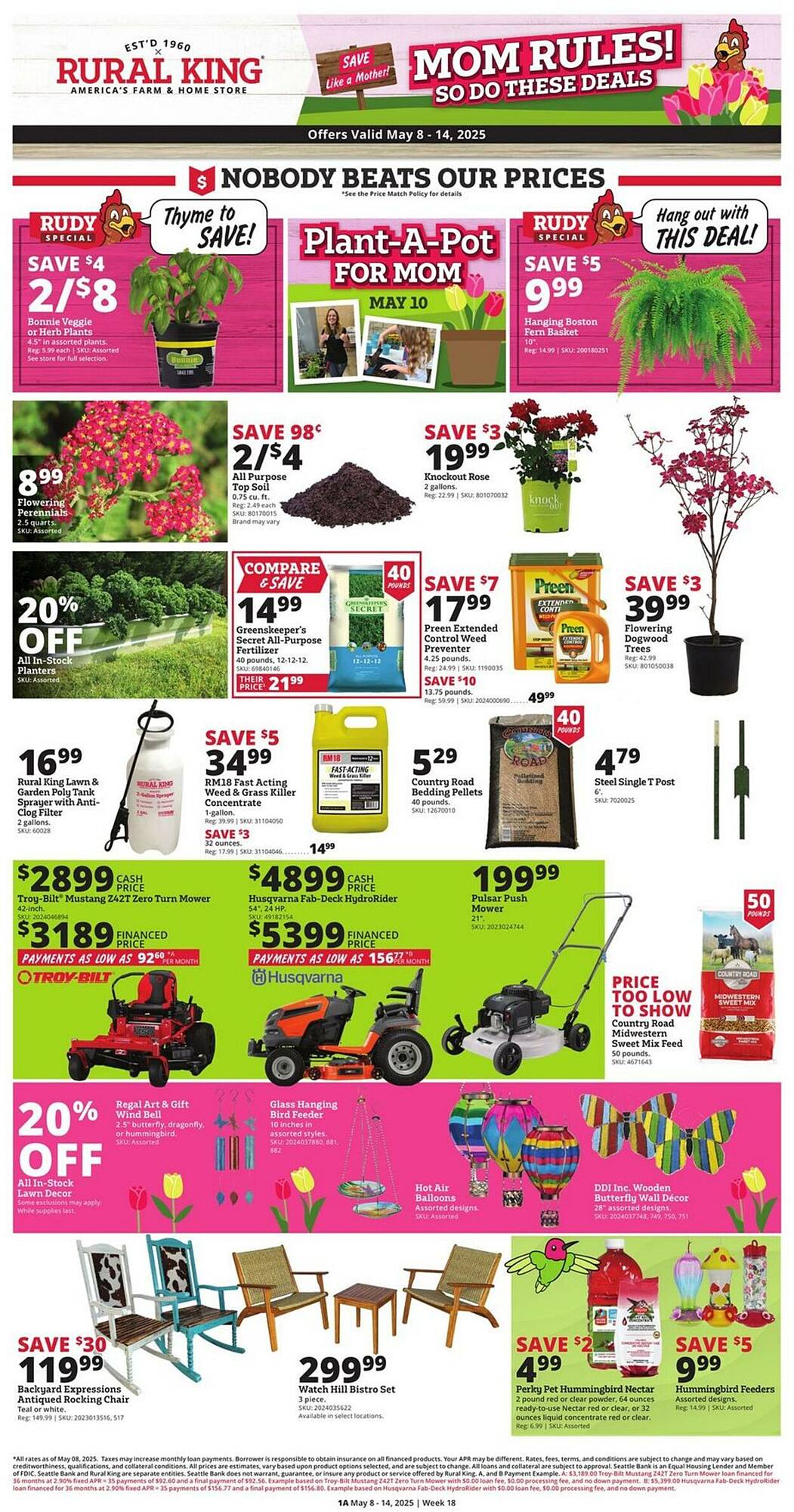 Rural King Weekly Ad week 19 Page 1