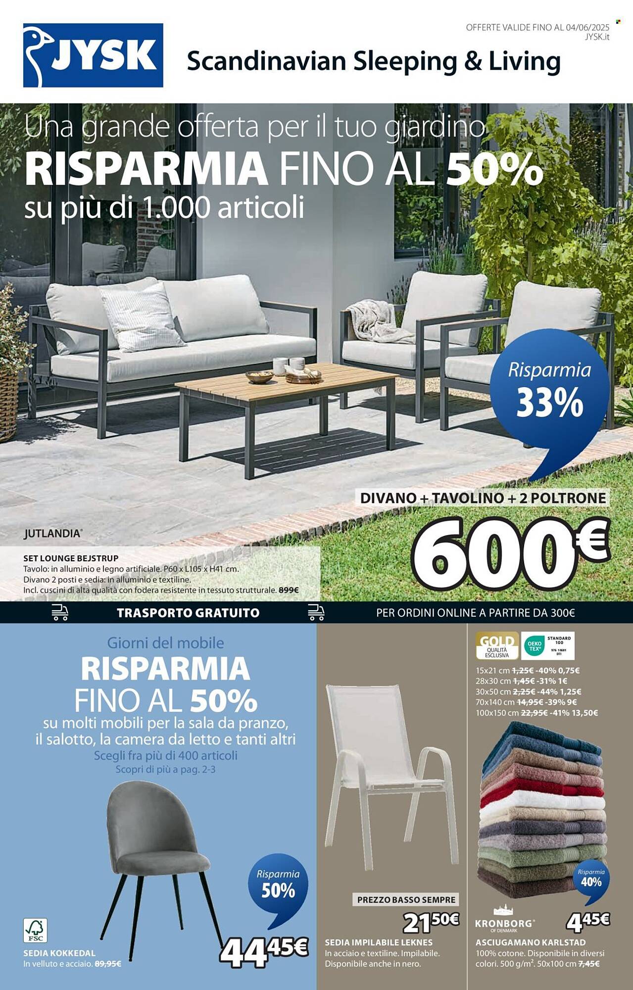 Volantino JYSK Pagina 1