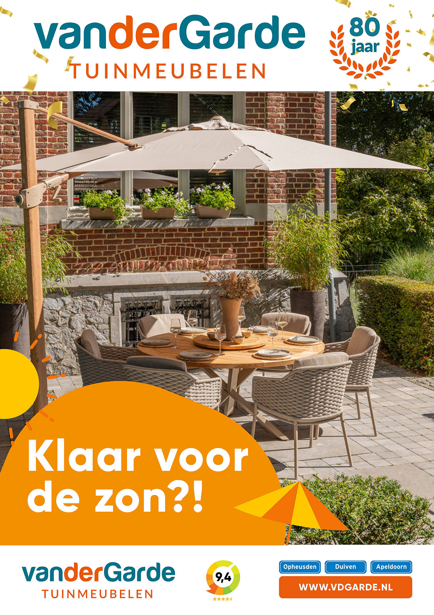 Van der Garde tuinmeubelen folder Pagina 1