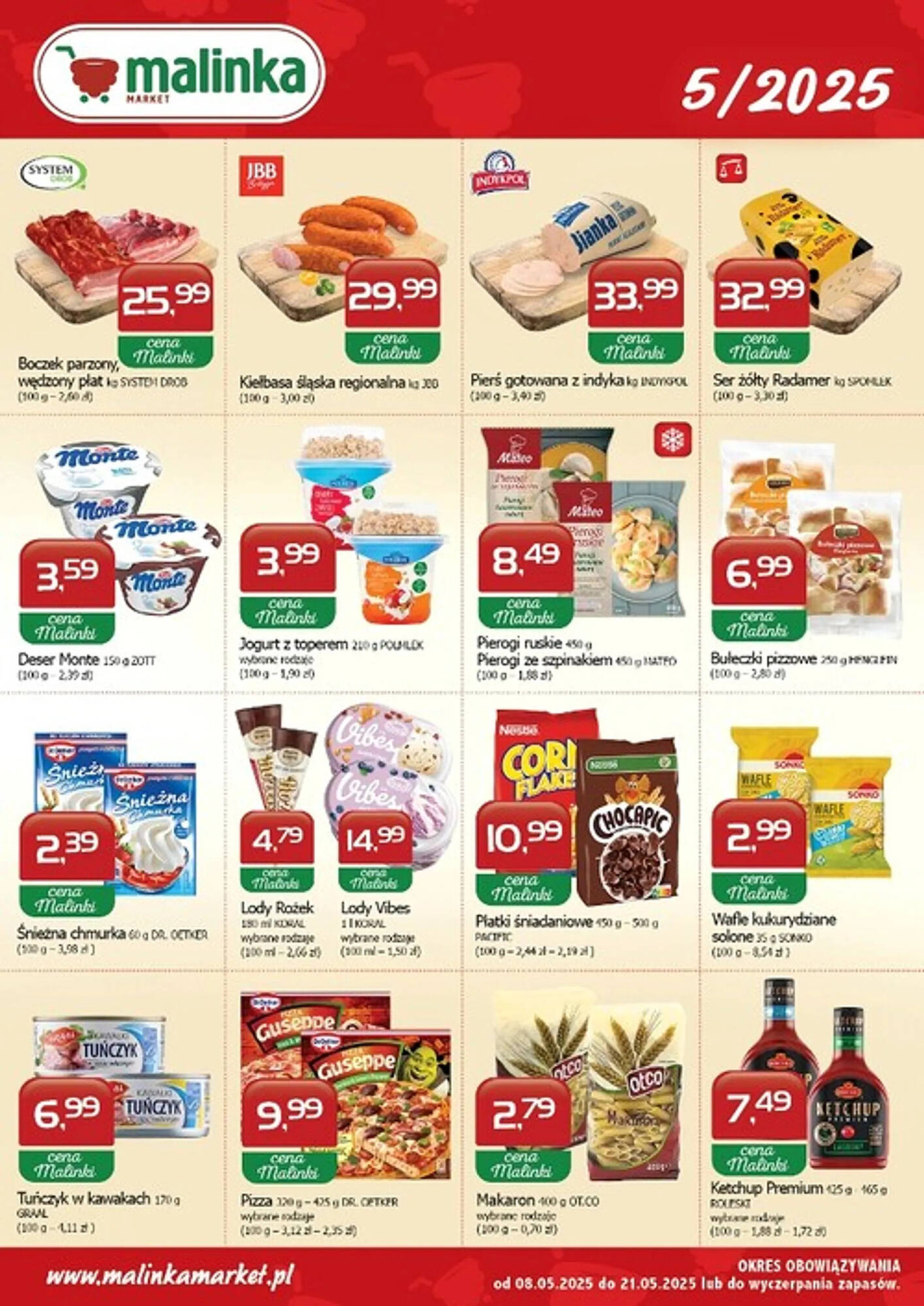 Malinka Market gazetka Strona 1