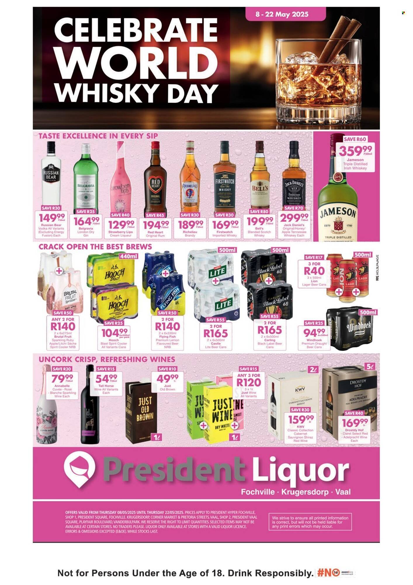 President Liquor catalogue Page 1