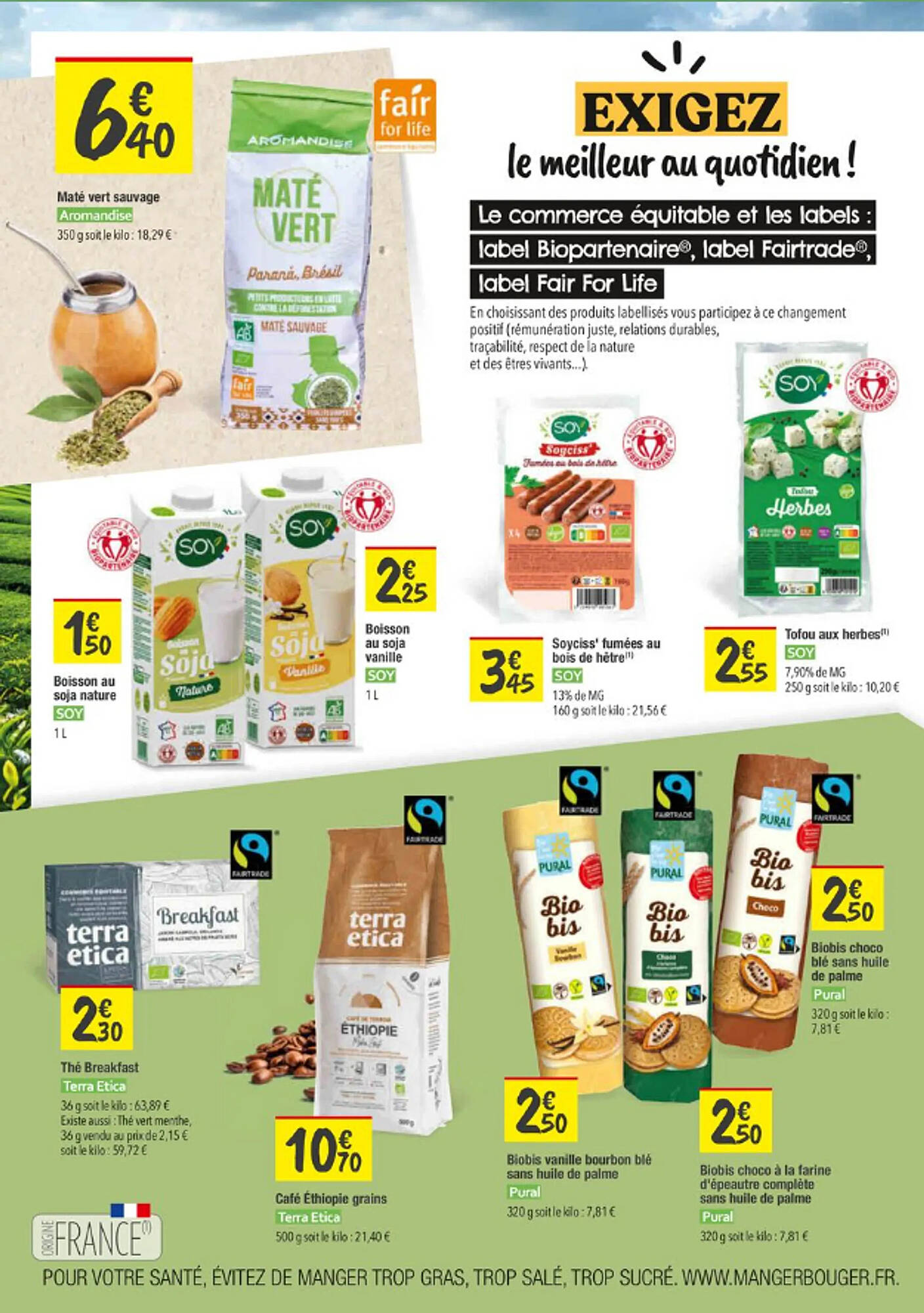 Catalogue Les Comptoirs de la Bio page 2