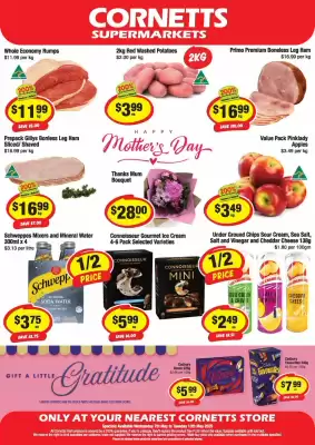 CORNETTS catalogue (valid until 13-05)