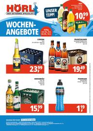 Hörl Getränke Prospekt woche 19 Seite 1