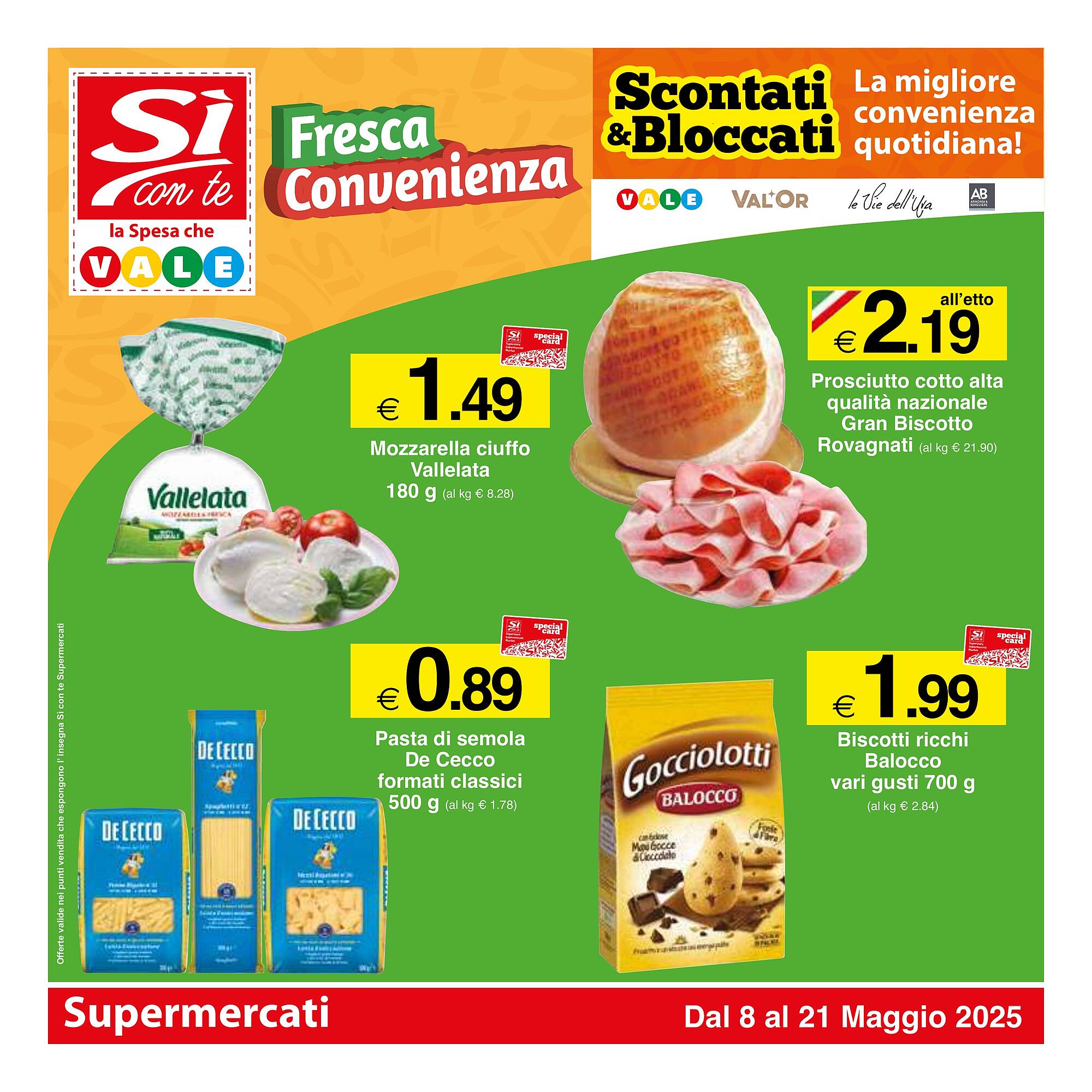 Volantino Sì con te Pagina 1