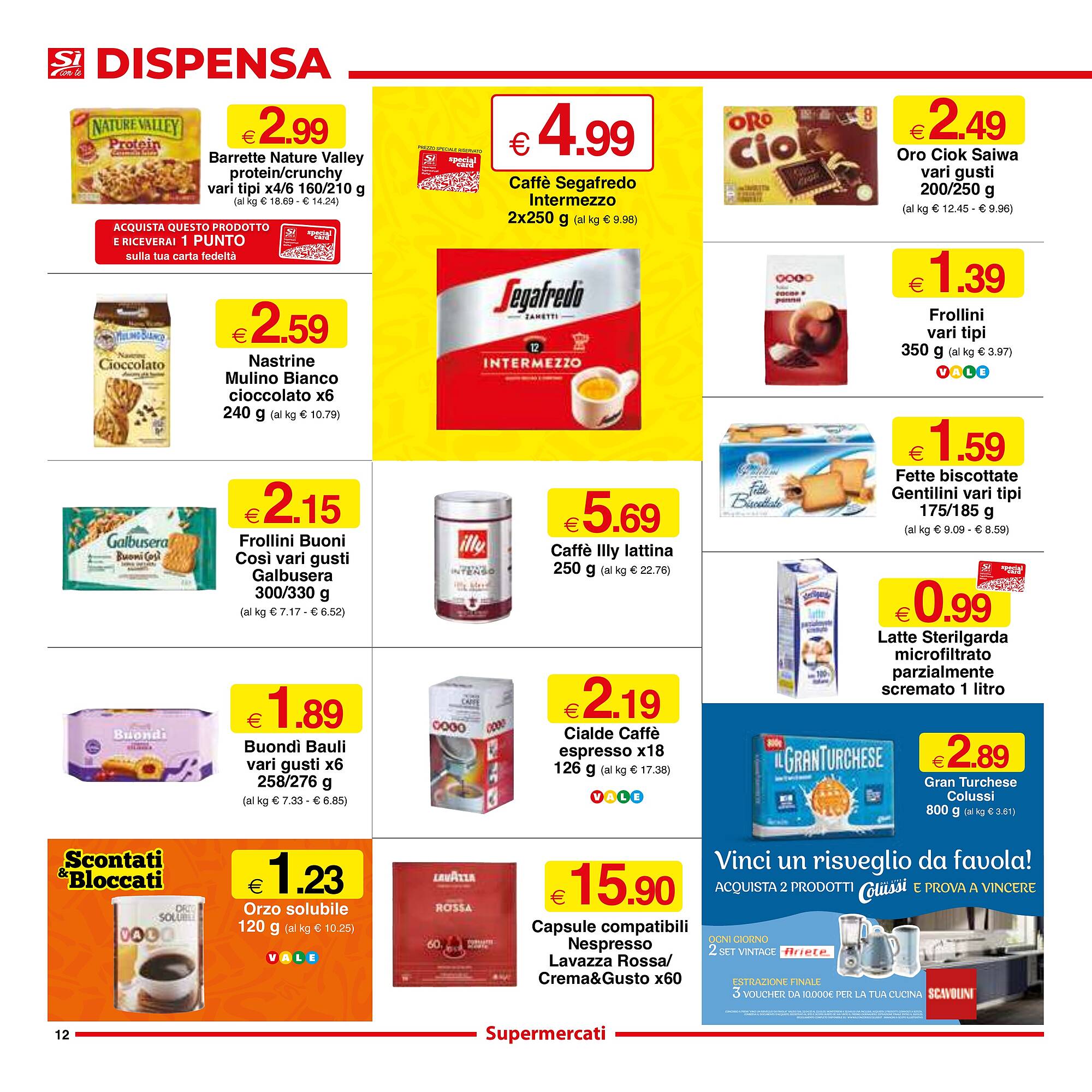Volantino Sì con te Pagina 12