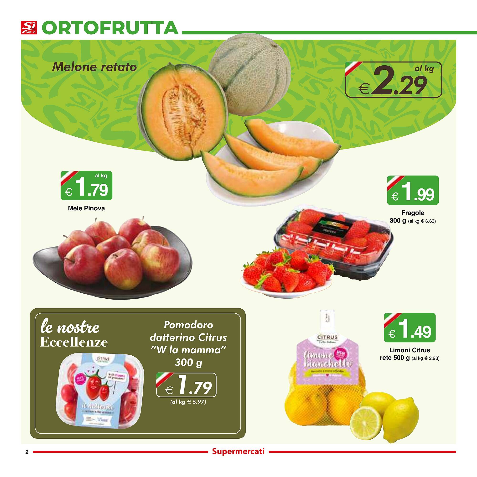 Volantino Sì con te Pagina 2