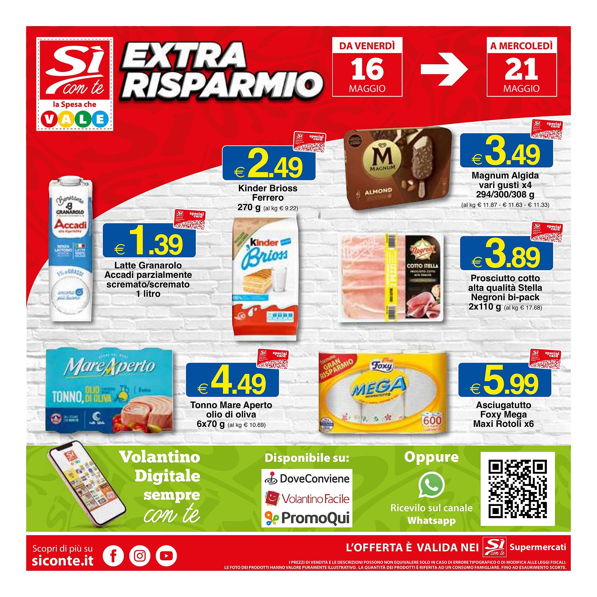 Volantino Sì con te Pagina 20