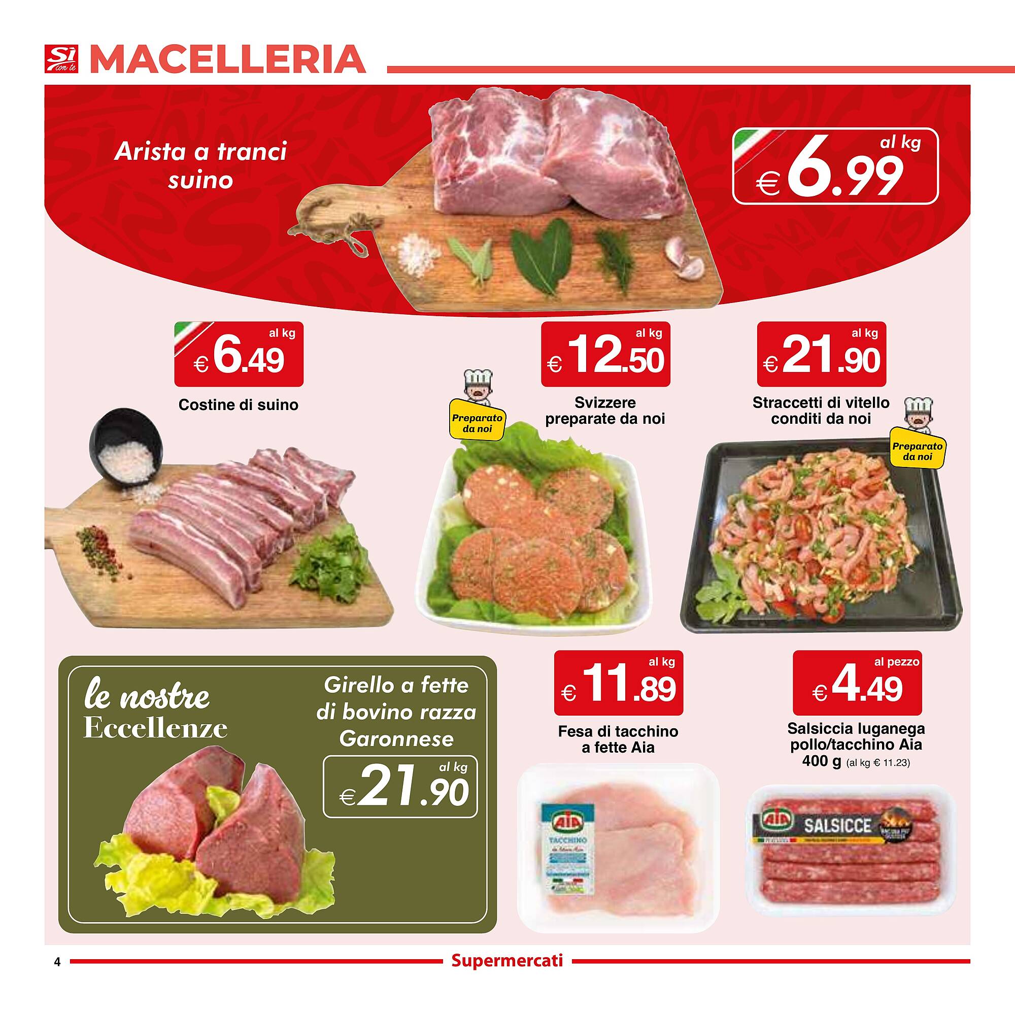 Volantino Sì con te Pagina 4