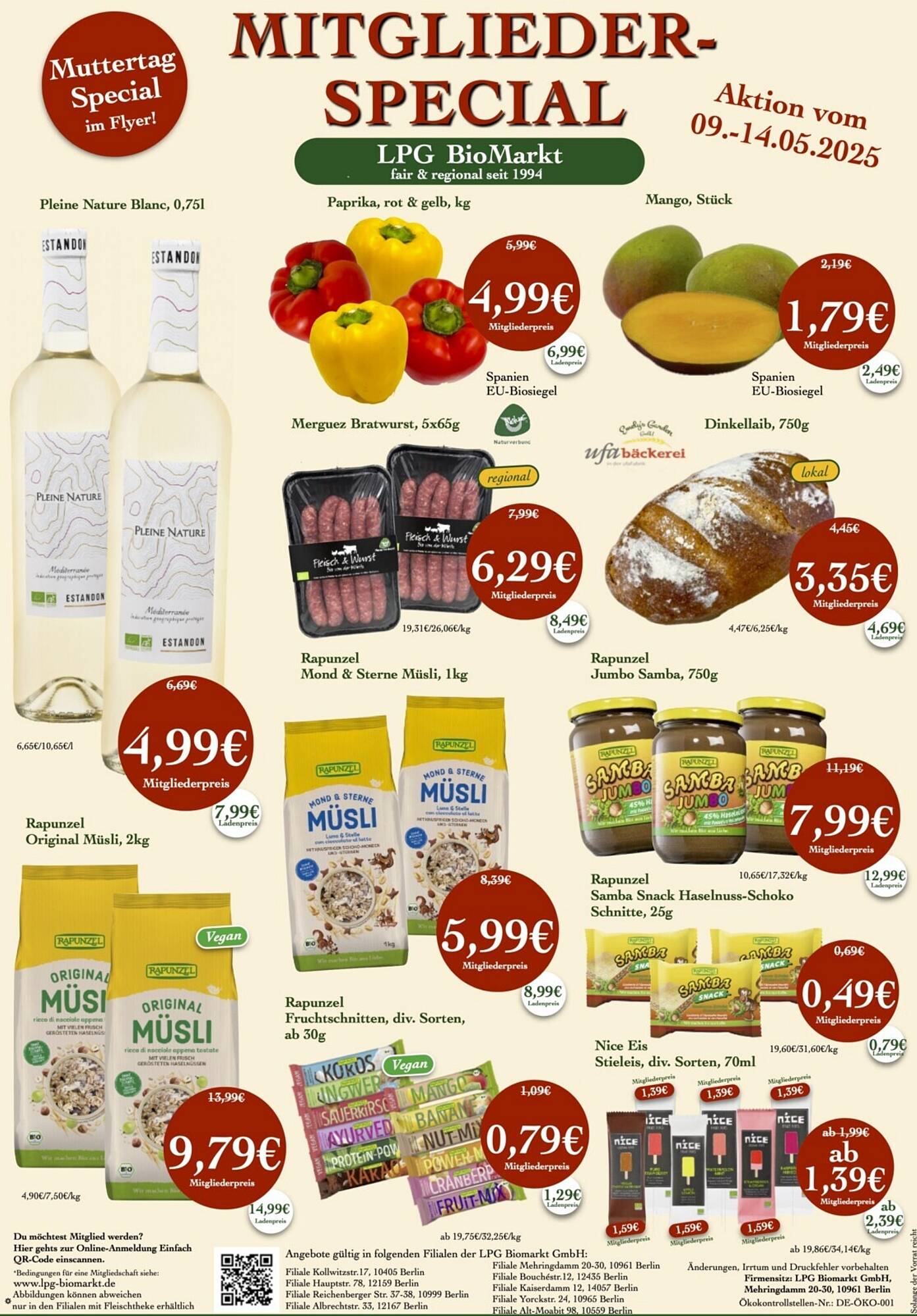 LPG Biomarkt Prospekt woche 19 Seite 1
