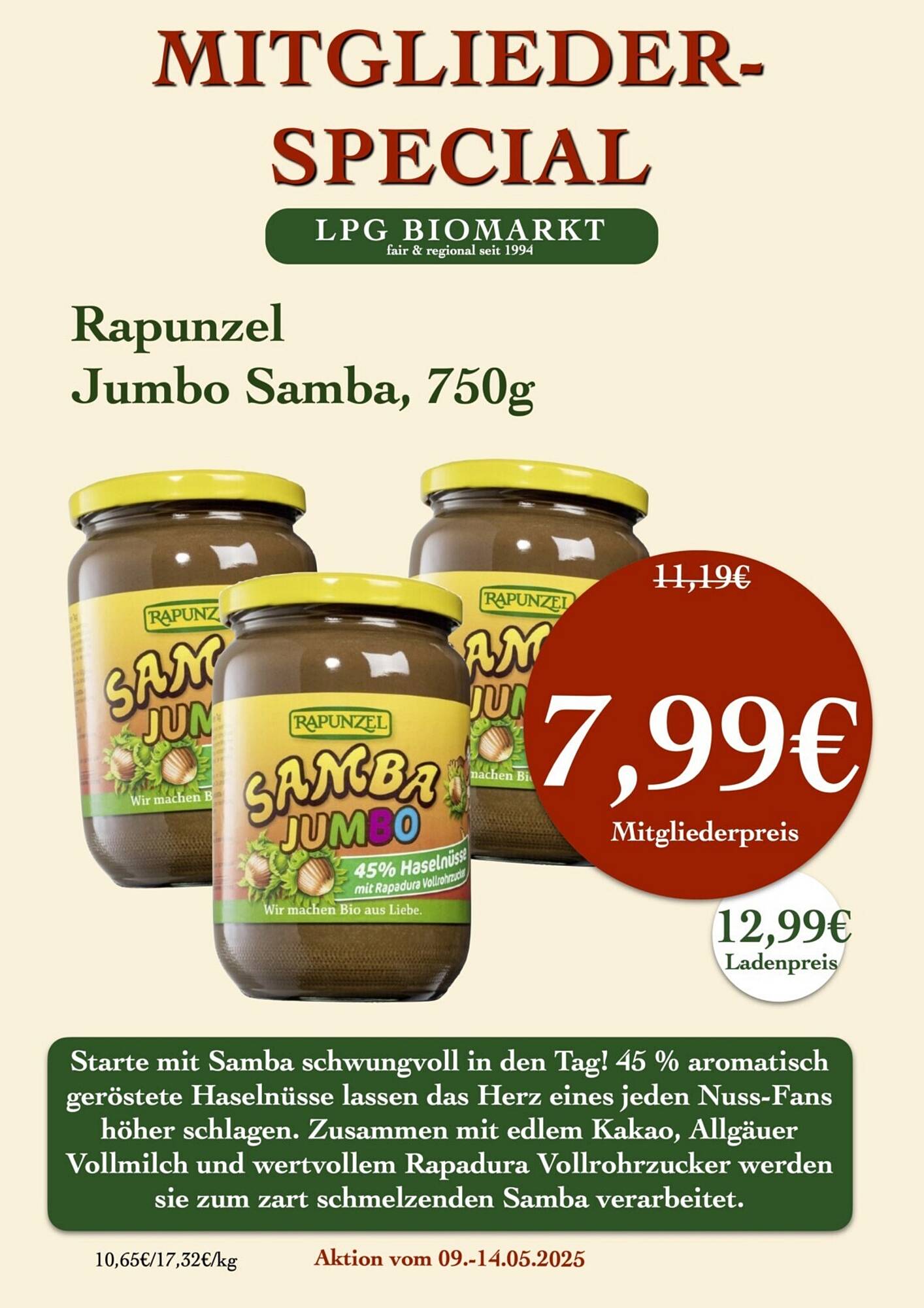 LPG Biomarkt Prospekt woche 19 Seite 15