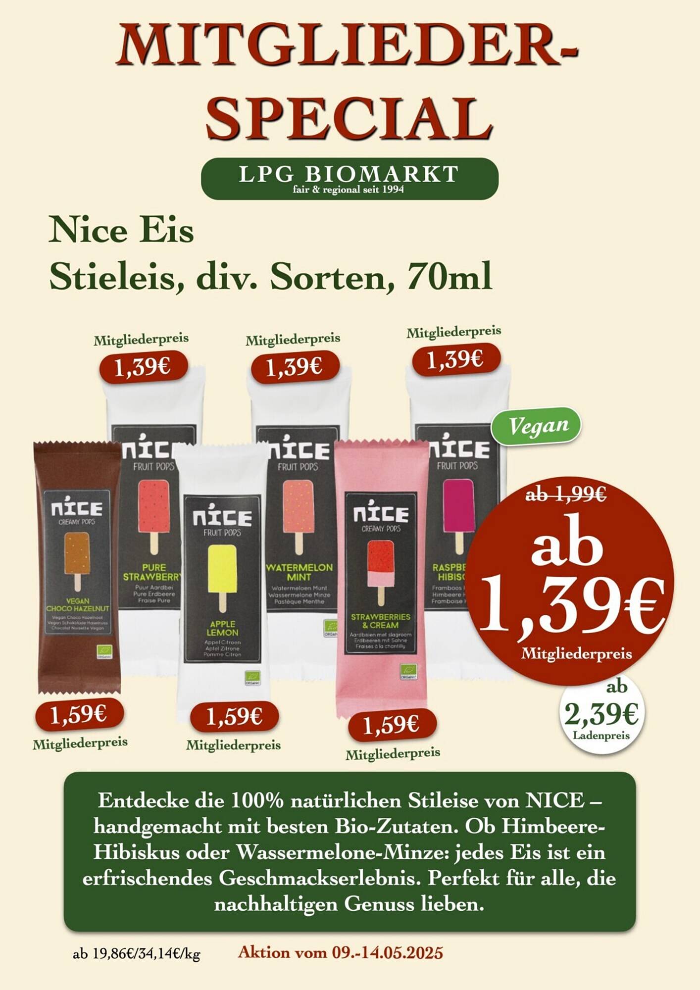 LPG Biomarkt Prospekt woche 19 Seite 18