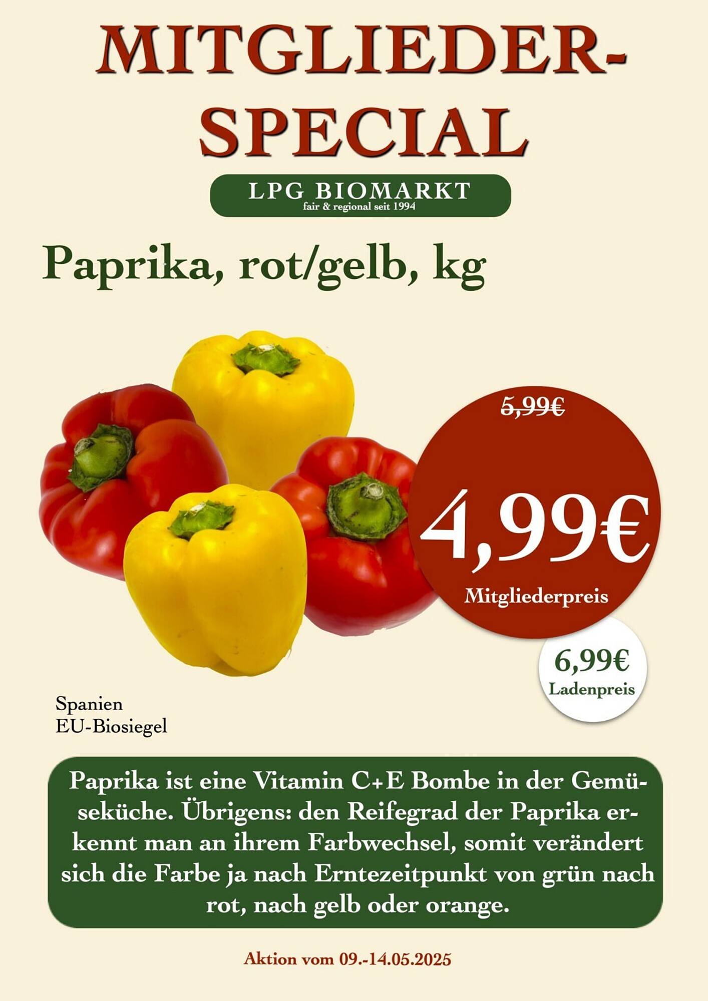 LPG Biomarkt Prospekt woche 19 Seite 6