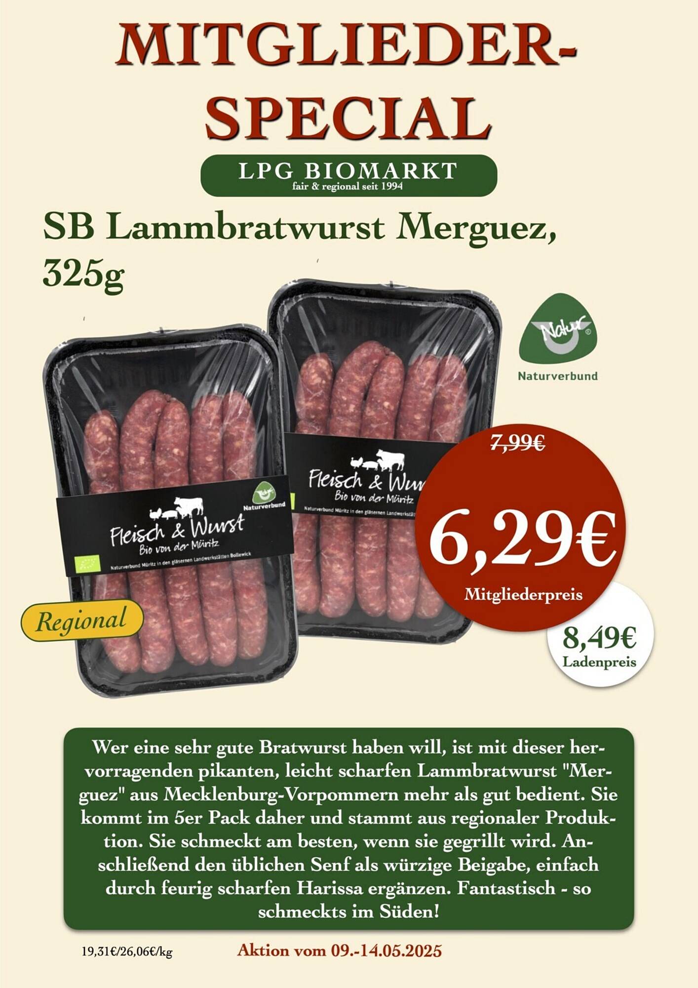 LPG Biomarkt Prospekt woche 19 Seite 8