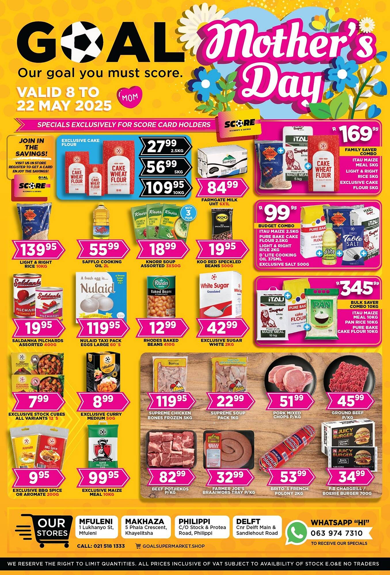 Goal Supermarket catalogue Page 1