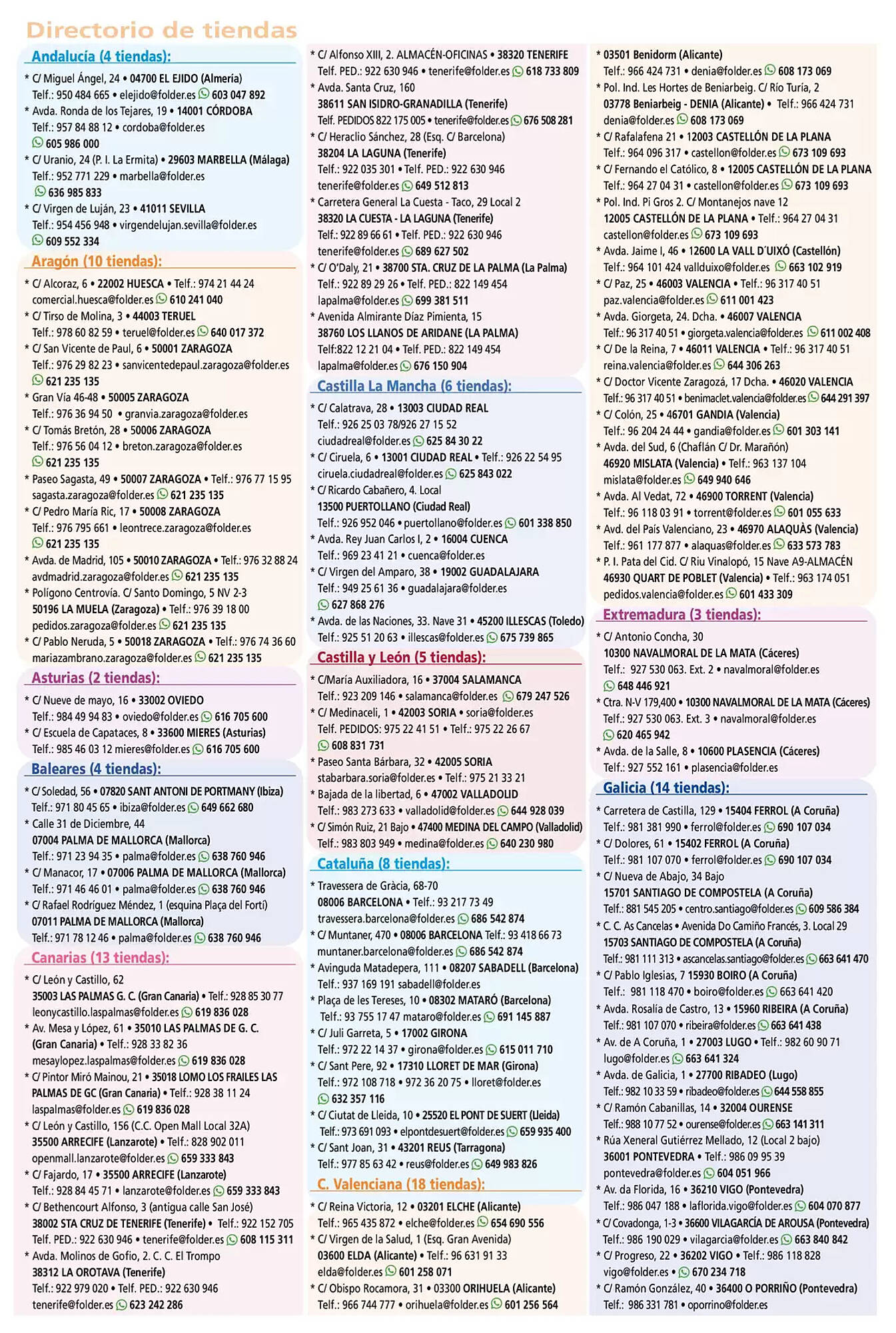 Folleto Folder Página 2