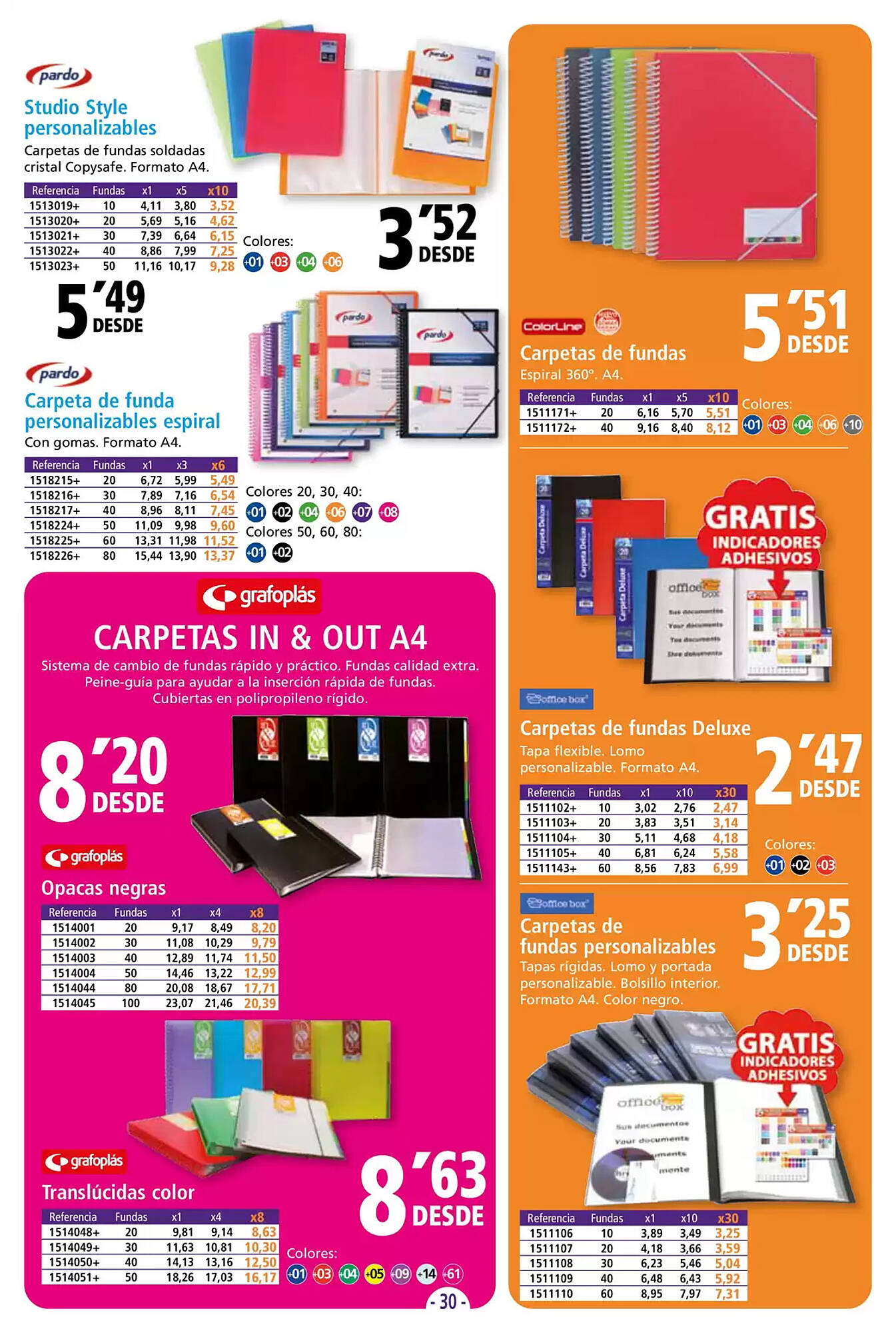 Folleto Folder Página 30