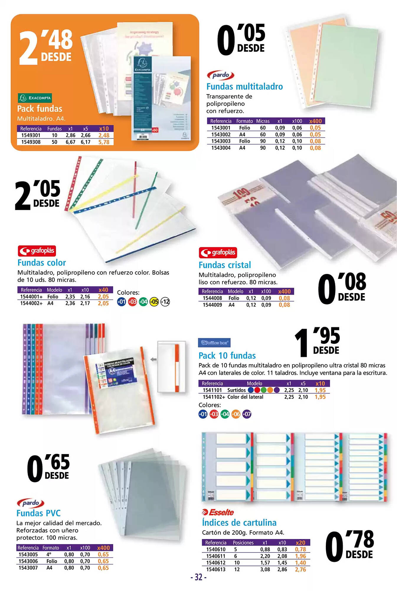 Folleto Folder Página 32