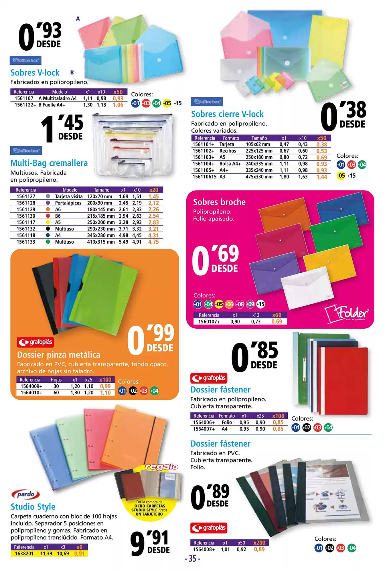 Folleto Folder Página 35